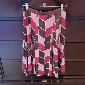 Boden Womens Size 8R Print Flair Skirt